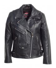 JTS Brando Ladies Leather Motorcycle Jacket at JTS Biker Clothing 